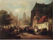 unknow artist European city landscape, street landsacpe, construction, frontstore, building and architecture. 094 oil painting picture wholesale